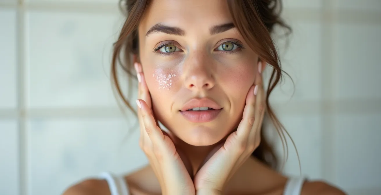 Nahaufnahme verschiedener Hautzustände nebeneinander zur Diagnose